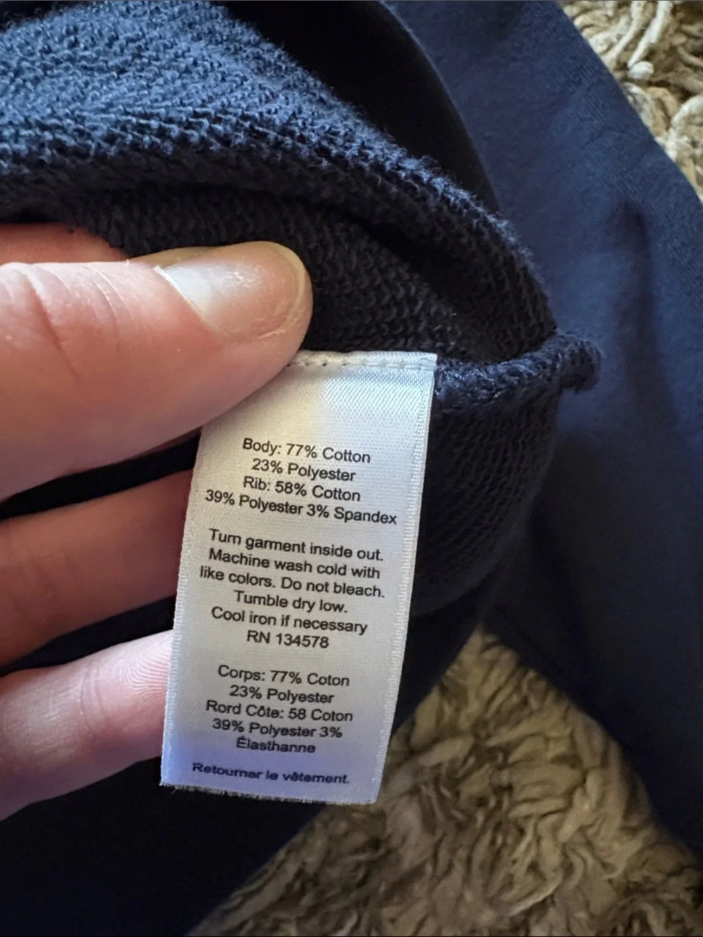 Vineyard Vines Navy Crewneck Sweater